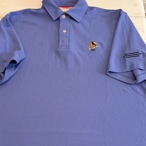 Philadelphia Cricket Club- Men's Blue Polo Shirt, Medium